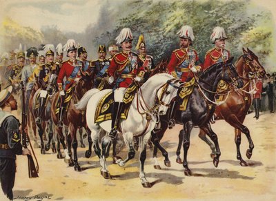 Procession of Nine Kings, Funeral of King Edward VII, 20 May 1910 by Henry Payne